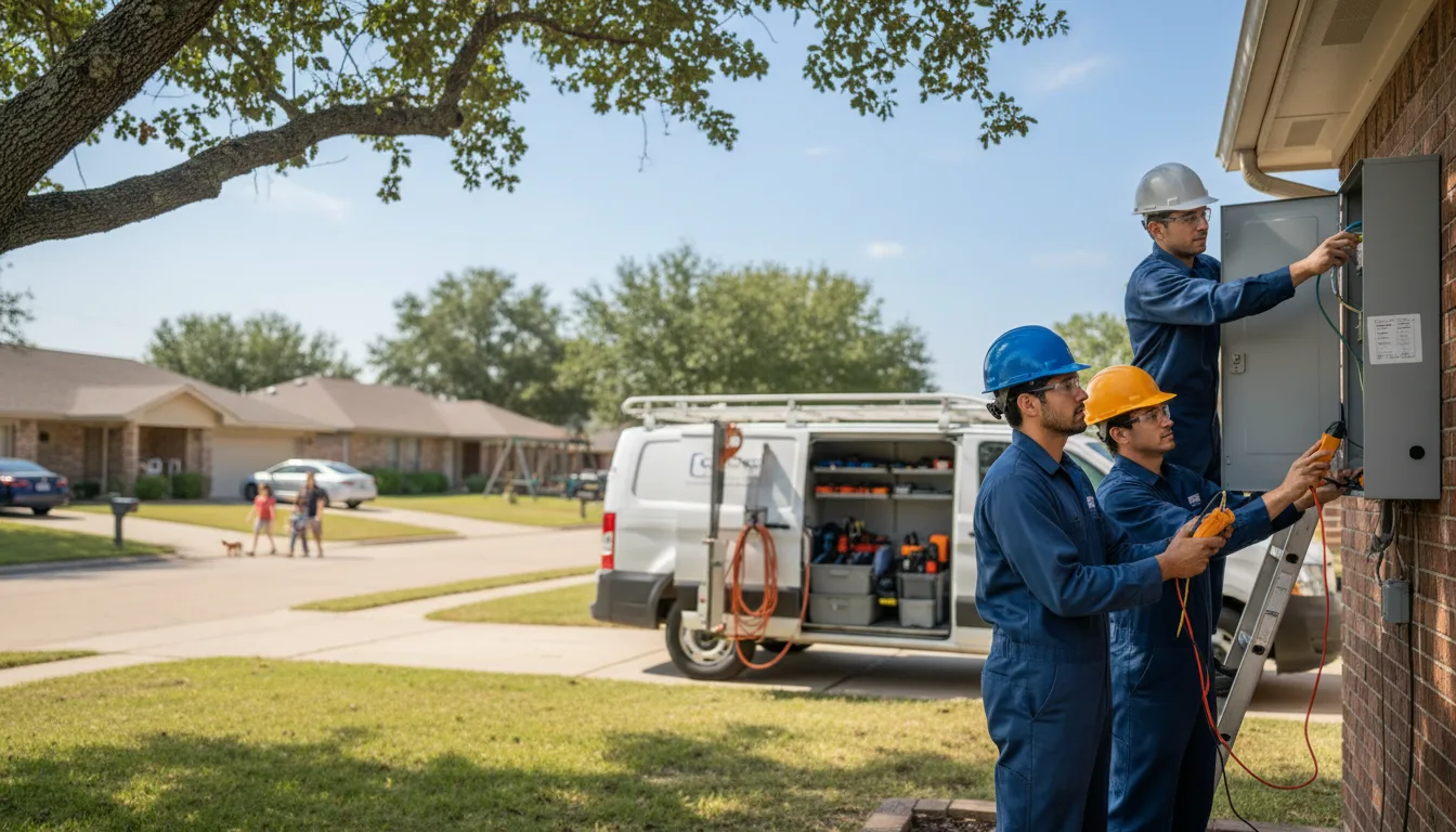 Emergency electrical repair services provided by licensed electricians in Iowa